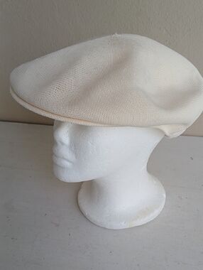 Kangol Cream Lightweight Newsboy Cap
